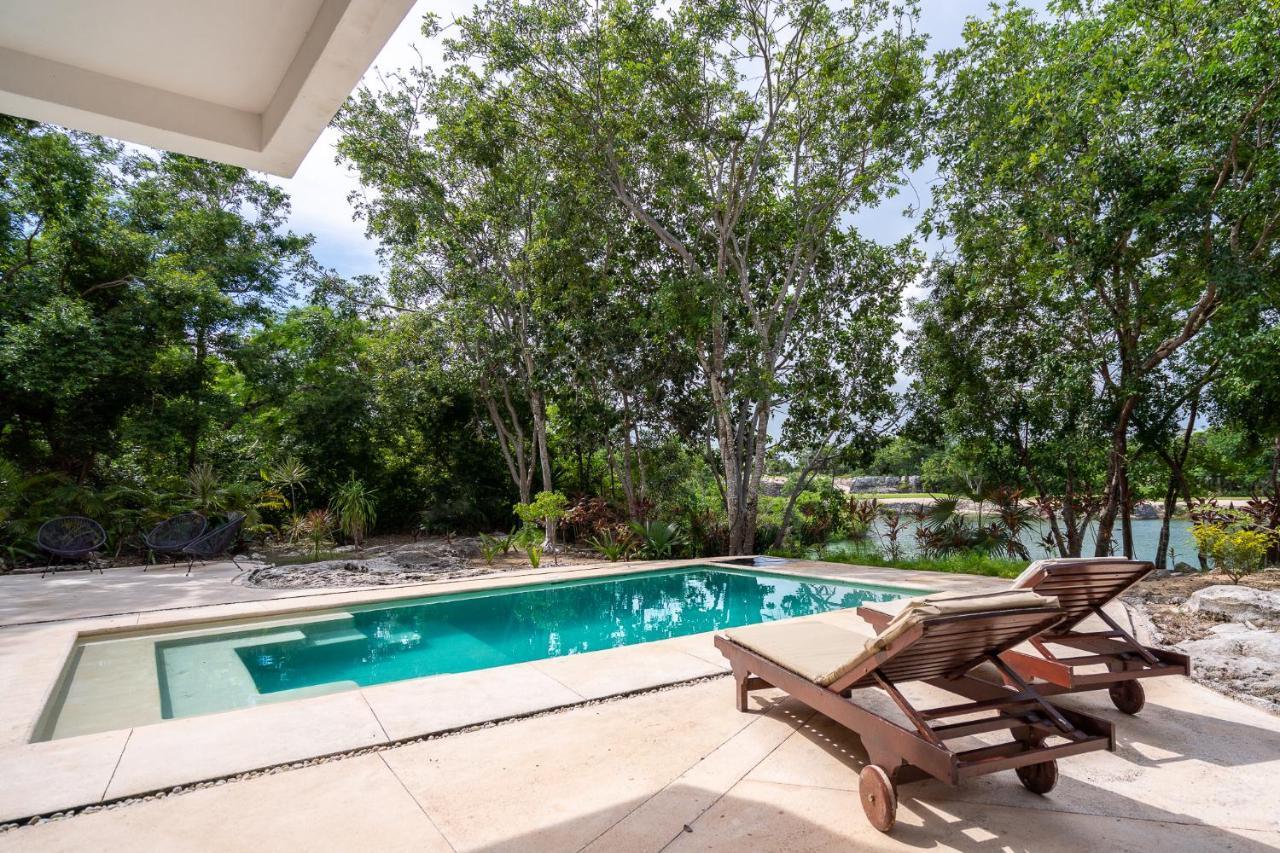 Tulum Country Club Private Villa With Pool 18 People Luaran gambar